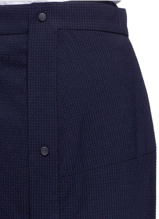  - FFIXXED STUDIOS - Detachable panel seersucker skirt