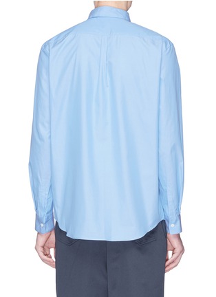Back View - Click To Enlarge - 10410 - Snap button collar shirt