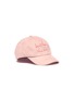 Main View - Click To Enlarge - CJW - 'History, She Wrote' embroidered faux suede baseball cap