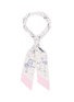 Main View - Click To Enlarge - CJW - 'Horoscope Twilly' print skinny silk scarf