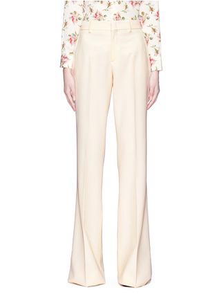 Main View - Click To Enlarge - GUCCI - Wool flared tuxedo pants