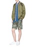 Figure View - Click To Enlarge - 10408 - Luggage camouflage print shorts