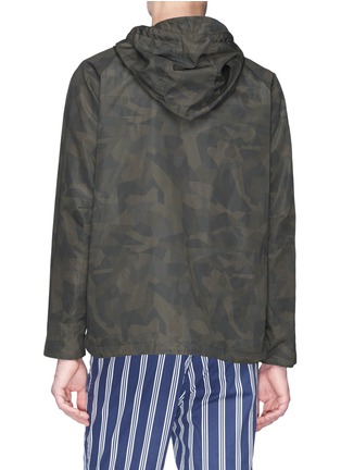 Back View - Click To Enlarge - 10408 - Camouflage print hooded jacket