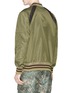 Back View - Click To Enlarge - 10408 - x Golden Bear Sportswear mesh trim bomber jacket