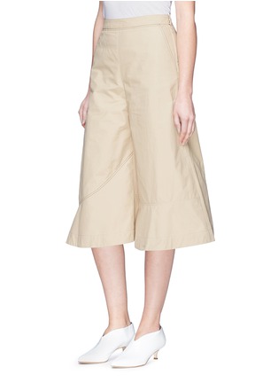 Front View - Click To Enlarge - LOEWE - Logo patch pocket culottes