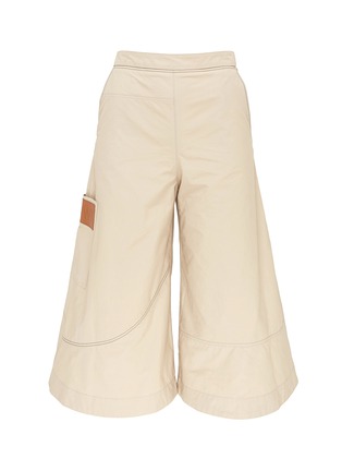 Main View - Click To Enlarge - LOEWE - Logo patch pocket culottes