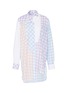 Main View - Click To Enlarge - LOEWE - Colourblock gingham check patchwork oversized shirt