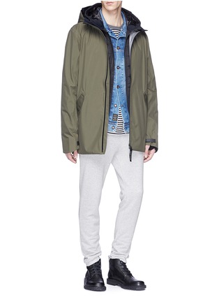 Figure View - Click To Enlarge - CANADA GOOSE - 'Cabri' hooded down puffer bomber jacket