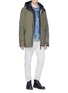 Figure View - Click To Enlarge - CANADA GOOSE - 'Cabri' hooded down puffer bomber jacket