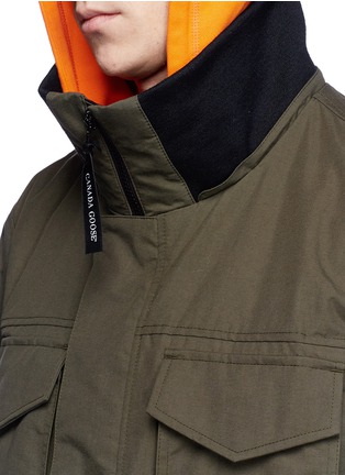Detail View - Click To Enlarge - CANADA GOOSE - 'Voyager' detachable hood windbreaker coat