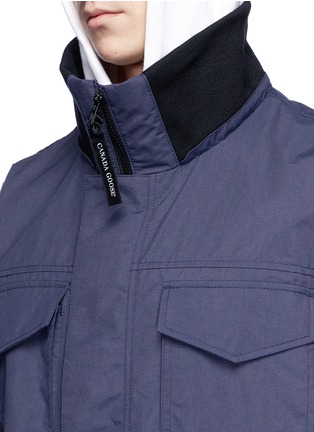 Detail View - Click To Enlarge - CANADA GOOSE - 'Voyager' detachable hood windbreaker coat