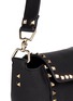 Detail View - Click To Enlarge - VALENTINO GARAVANI - Rockstud flap leather satchel
