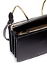 Detail View - Click To Enlarge - DANSE LENTE - 'Mia' spiral ring leather crossbody bag