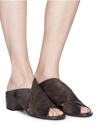 Figure View - Click To Enlarge - MARSÈLL - 'Sandalo' suede mules