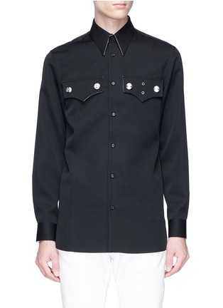 Main View - Click To Enlarge - CALVIN KLEIN 205W39NYC - 'Policeman' twill shirt