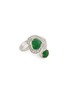 Main View - Click To Enlarge - SAMUEL KUNG - Diamond jadeite 18k white gold ring