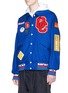 Detail View - Click To Enlarge - OPENING CEREMONY - 'Moto' mix patch unisex coach jacket