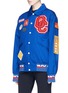 Front View - Click To Enlarge - OPENING CEREMONY - 'Moto' mix patch unisex coach jacket