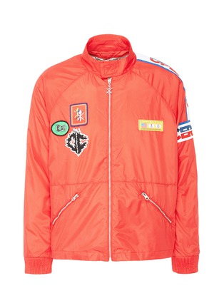 Main View - Click To Enlarge - OPENING CEREMONY - 'Moto' two-in-one mix patch unisex jacket