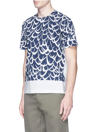Front View - Click To Enlarge - MARNI - 'Flutter' print T-shirt