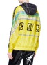 Back View - Click To Enlarge - OPENING CEREMONY - Logo print packable unisex anorak