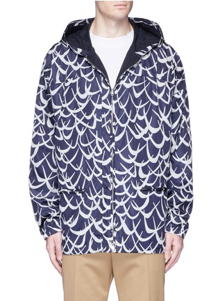 Main View - Click To Enlarge - MARNI - 'Flutter' print hooded jacket