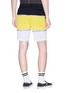  - OPENING CEREMONY - Logo jacquard colourblock unisex mesh shorts