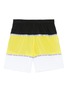 Main View - Click To Enlarge - OPENING CEREMONY - Logo jacquard colourblock unisex mesh shorts
