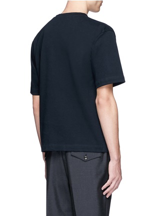 Back View - Click To Enlarge - MARNI - Patch pocket double faced T-shirt