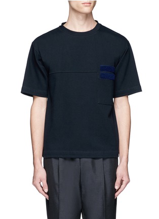 Main View - Click To Enlarge - MARNI - Patch pocket double faced T-shirt