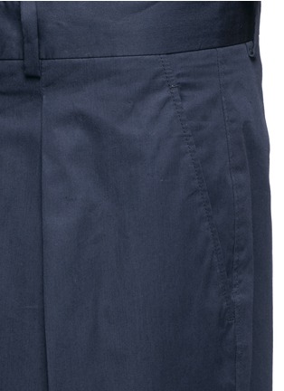 Detail View - Click To Enlarge - MARNI - Button cuff pleated twill pants