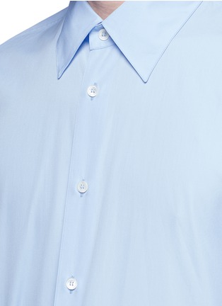 Detail View - Click To Enlarge - MARNI - Contrast strap cotton poplin shirt