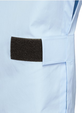 Detail View - Click To Enlarge - MARNI - Contrast strap cotton poplin shirt