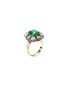  - AISHWARYA - Diamond emerald gold alloy ring