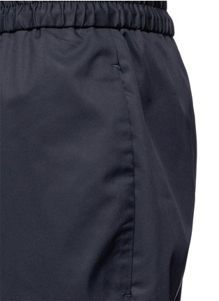 Detail View - Click To Enlarge - TOMORROWLAND - Drawstring waist taffeta shorts