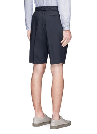 Back View - Click To Enlarge - TOMORROWLAND - Drawstring waist taffeta shorts