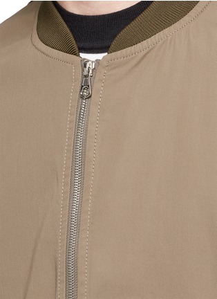 Detail View - Click To Enlarge - TOMORROWLAND - Cotton twill bomber jacket