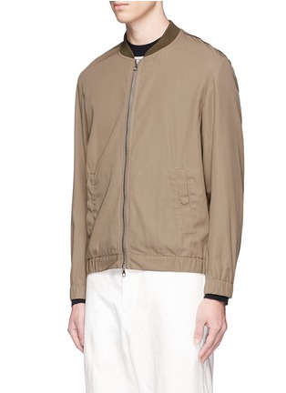 Front View - Click To Enlarge - TOMORROWLAND - Cotton twill bomber jacket
