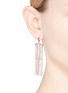 Figure View - Click To Enlarge - CZ BY KENNETH JAY LANE - Cubic zirconia bar link drop earrings