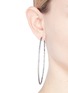Figure View - Click To Enlarge - CZ BY KENNETH JAY LANE - Cubic zirconia extra large hoop earrings