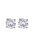 Main View - Click To Enlarge - CZ BY KENNETH JAY LANE - Round cut cubic zirconia large stud earrings