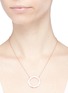 Figure View - Click To Enlarge - CZ BY KENNETH JAY LANE - Cubic zirconia cutout circle necklace