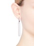 Figure View - Click To Enlarge - CZ BY KENNETH JAY LANE - Cubic zirconia long oval drop earrings