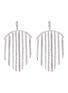 Main View - Click To Enlarge - CZ BY KENNETH JAY LANE - Cubic zirconia row drop earrings