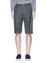 Main View - Click To Enlarge - WOOSTER + LARDINI - Double pleated wool hopsack shorts