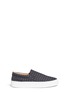 Main View - Click To Enlarge - WOOSTER + LARDINI - x Greats reflective dot print canvas skate slip-ons