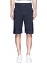 Main View - Click To Enlarge - WOOSTER + LARDINI - Pleated poplin Bermuda shorts
