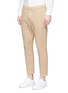 Front View - Click To Enlarge - BARENA - 'Arenga Stino' elastic waist cropped pants