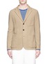 Main View - Click To Enlarge - BARENA - 'Torceo Taco' textured cotton jersey soft blazer