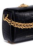 - ALEXANDER MCQUEEN - 'Box Bag 16' in croc embossed leather